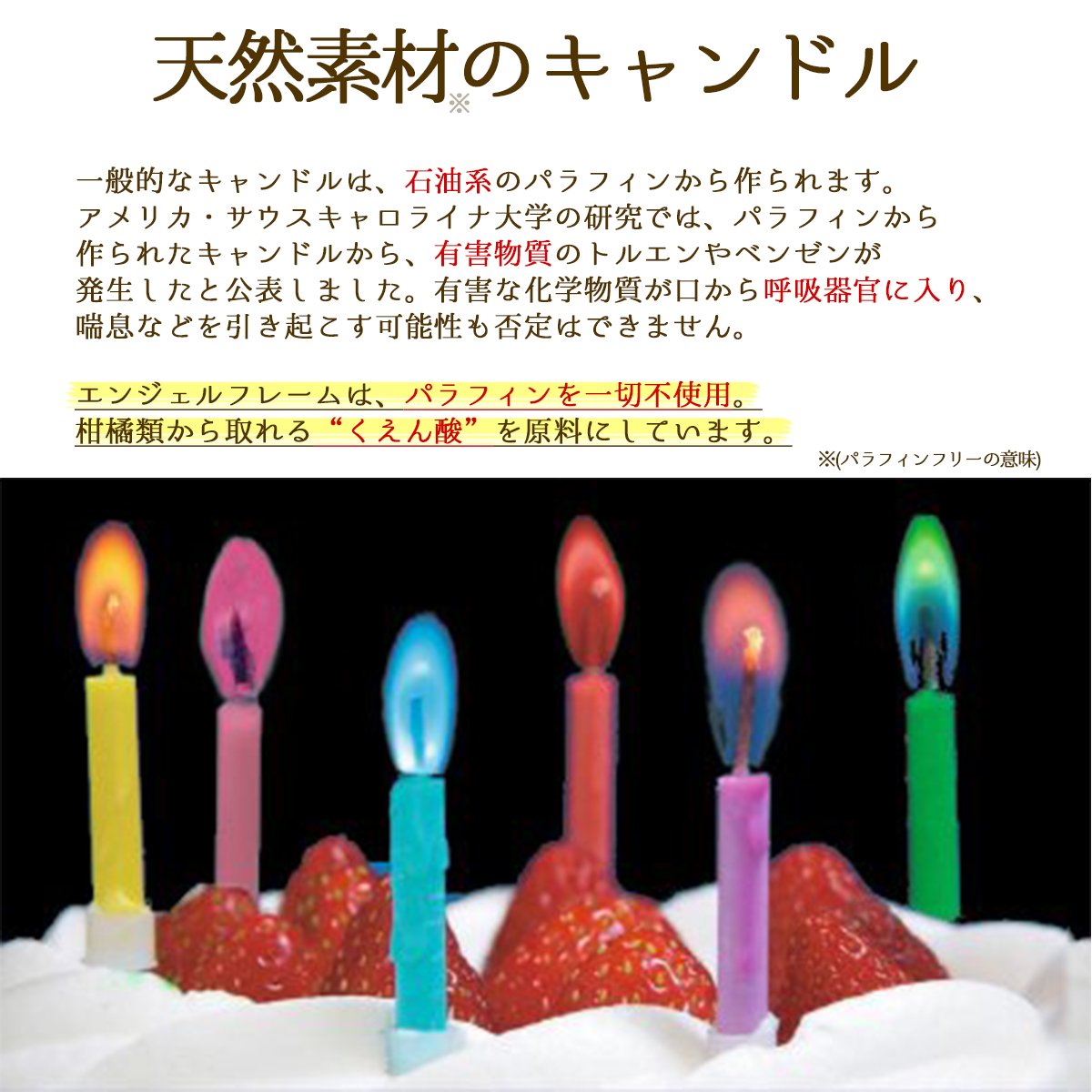 Amazon.co.jp: [ドットジャパン] 色付きの炎が灯る カラー